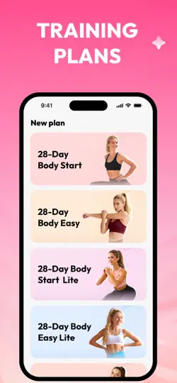 Скриншот LightFit: Home Workout Women на iPhone 5