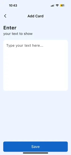 InstaCards App screenshot 2