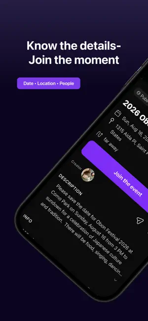 Cluster: Find and make events screenshot 2