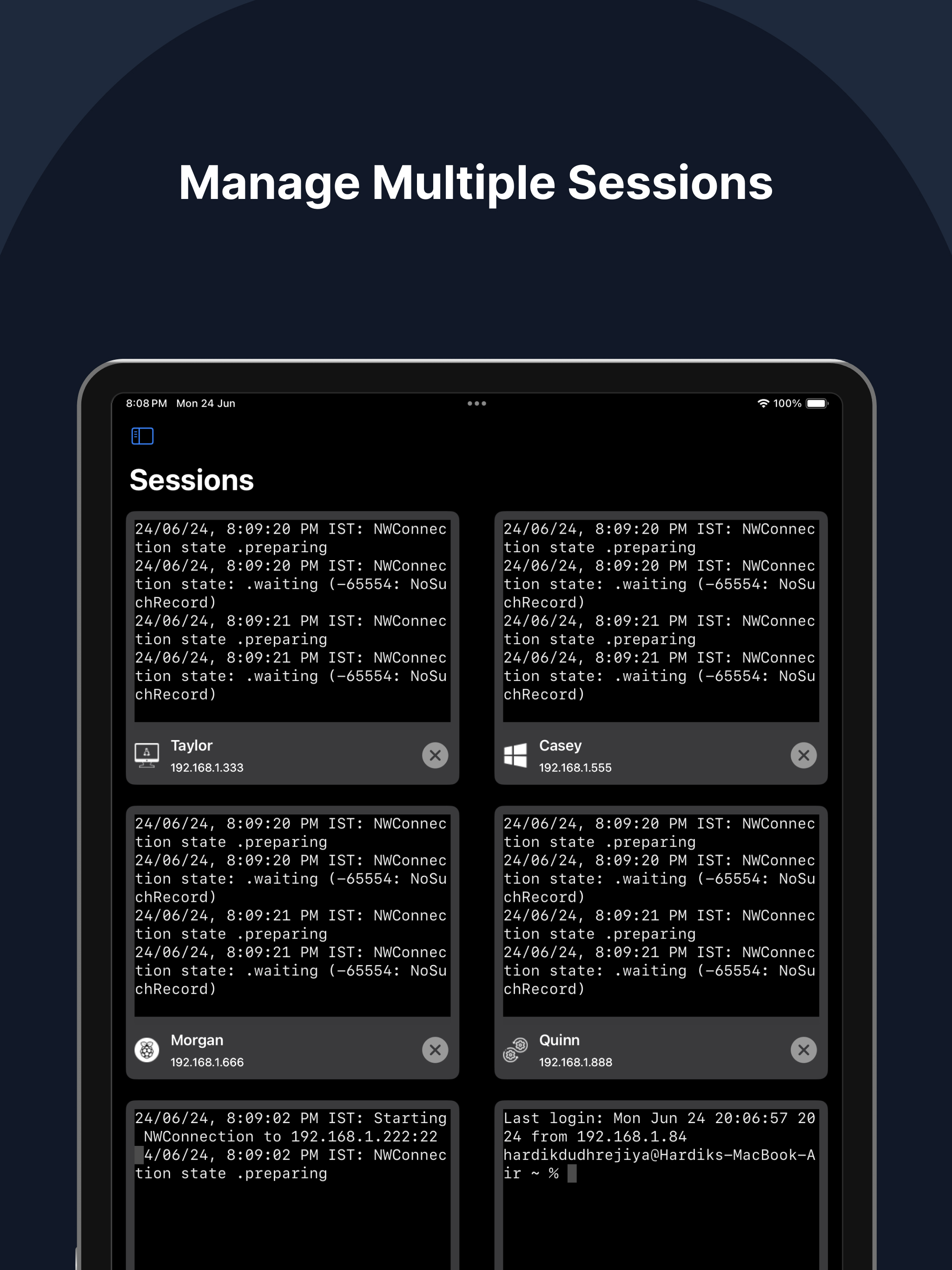 Terminux: SSH Client