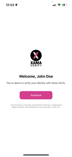 Xama Verify screenshot 1
