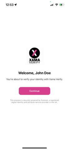 Xama Verify screenshot