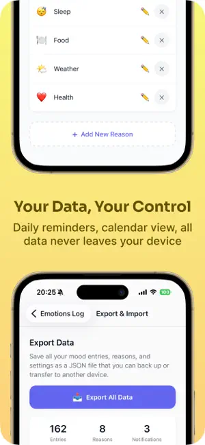 Emotions Log screenshot 4