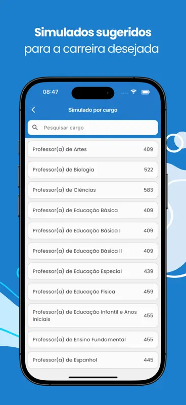 Simulado de Concursos Públicos screenshot 6 of 8