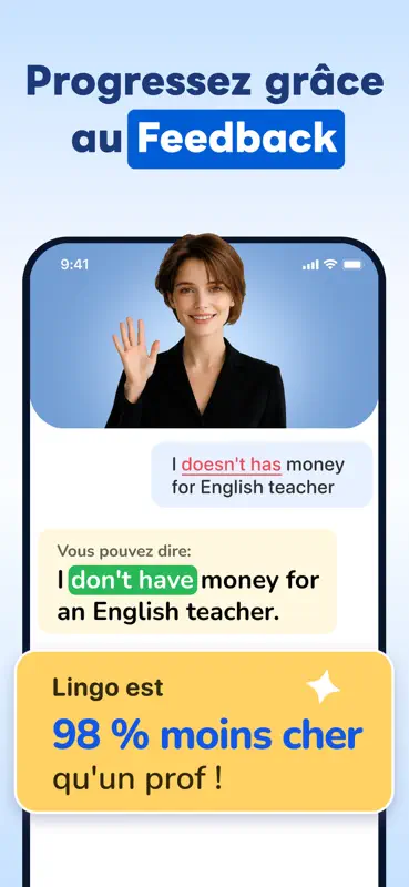 Learn English: Lingo AI screenshot 4 of 7