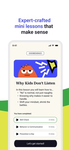 Parenty: Calm Parenting Guide iPhone screenshot