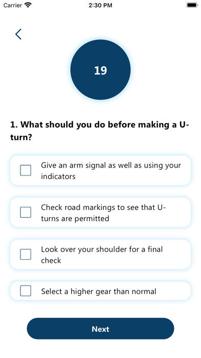 UK License Theory App Screenshot