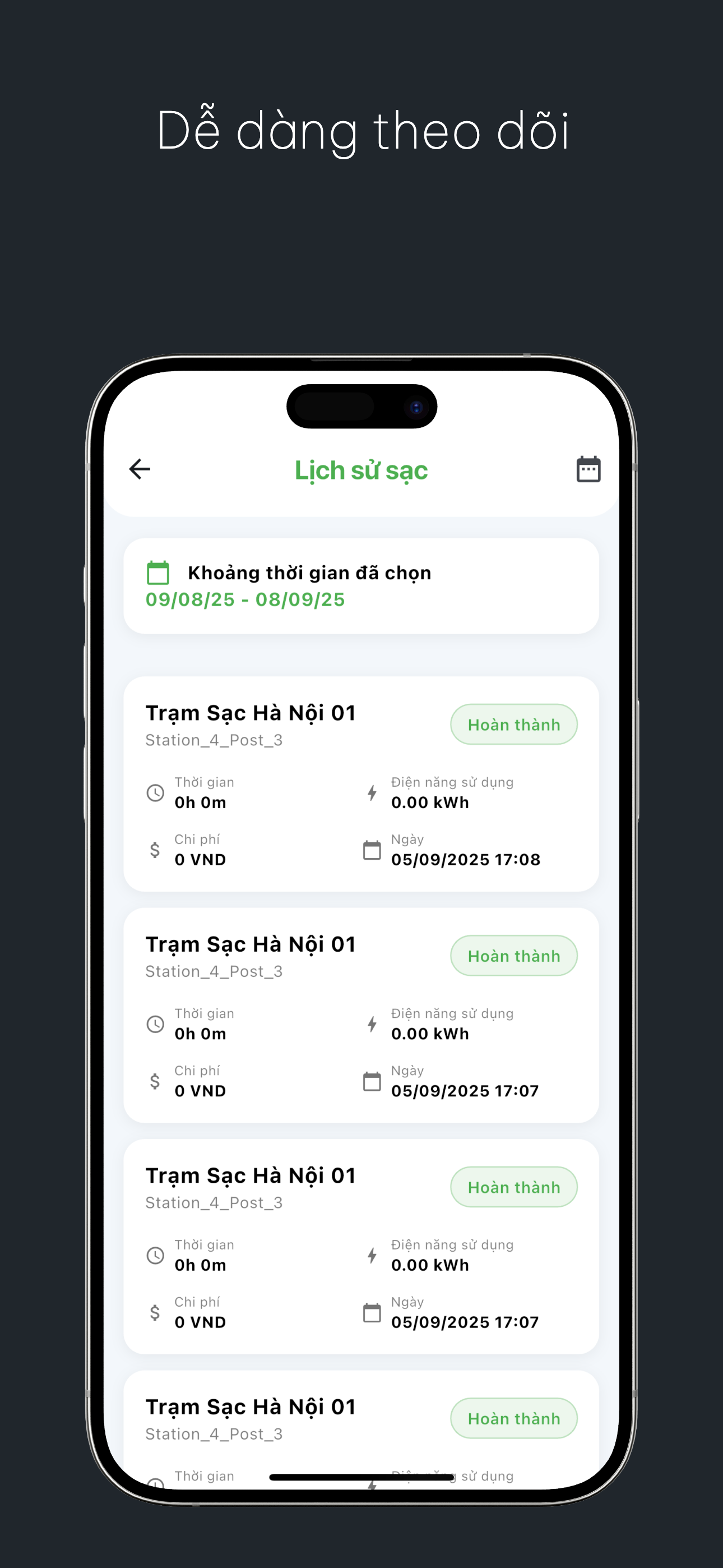 Trạm Sạc Vev screenshot 4