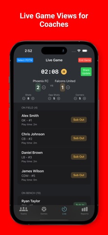 TeamSense: Soccer Team Manager screenshot
