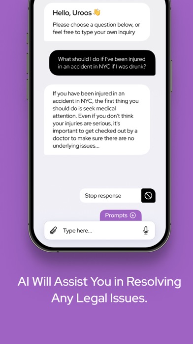 AI Lawyer Screenshot