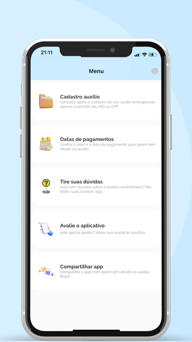 Agenda do Benefício Screenshot