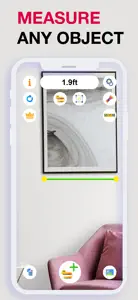 Ruler, level, tape measure screenshot #1 for iPhone