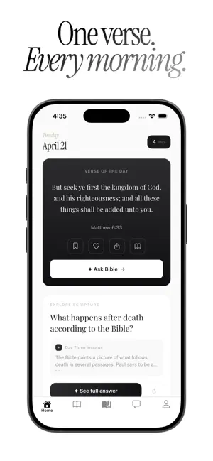 Day Three — Bible & Chat screenshot 1