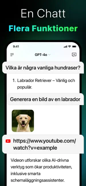 AI-chatbot och designassistent iPhone screenshot 4