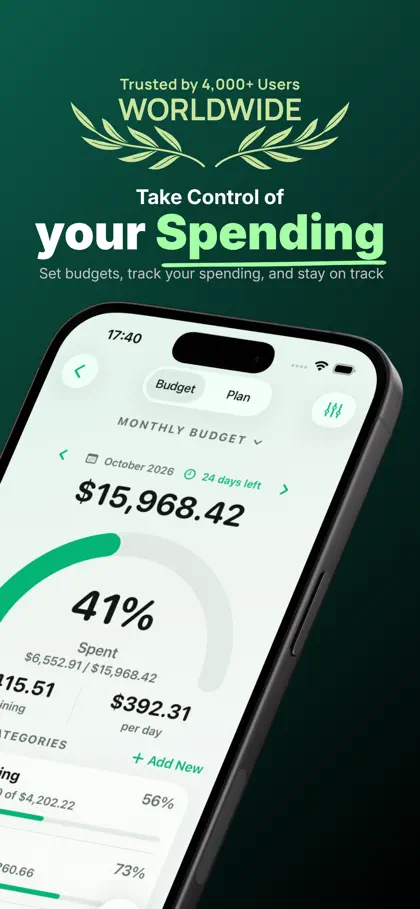 Screenshot 3 von 6 zu Cashtra -  Budget Tracker
