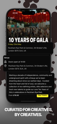 Buzz - Find Creative Events screenshot