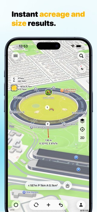 Planimeter: Area & Distance Screenshot 3 of 6