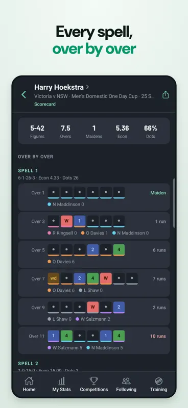 PlayStats: Club Cricket Stats screenshot 5 of 8