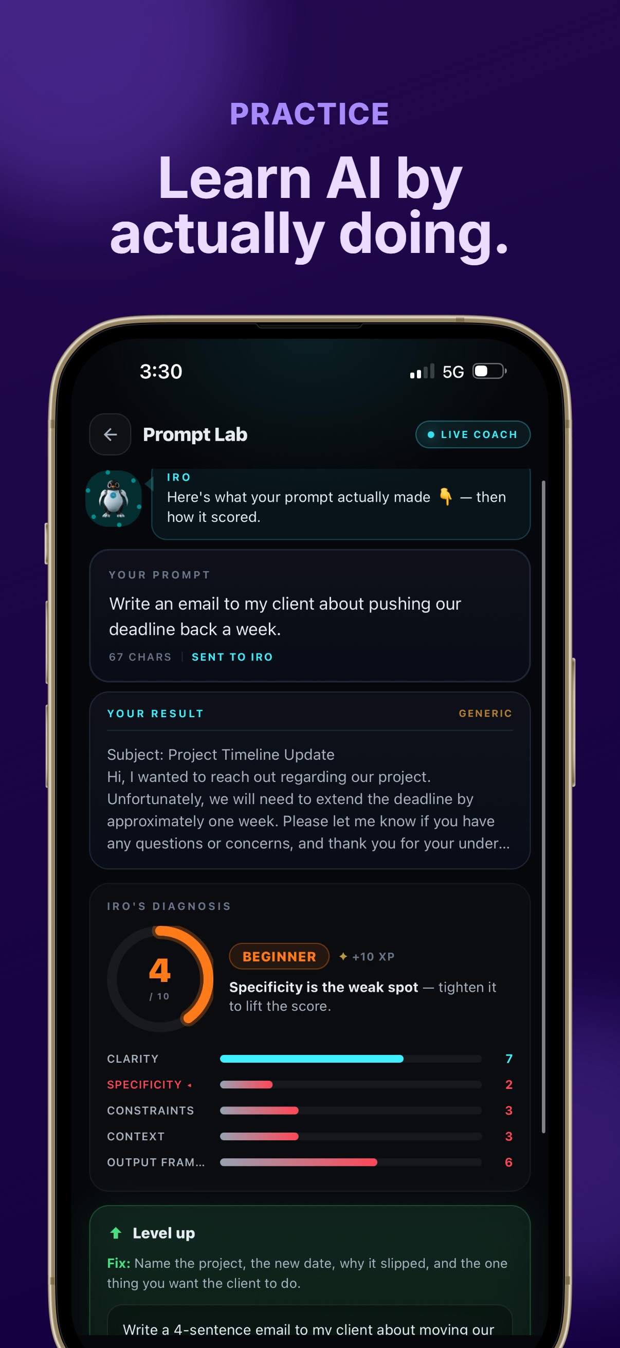 Iro AI — Learn AI Skills screenshot 3