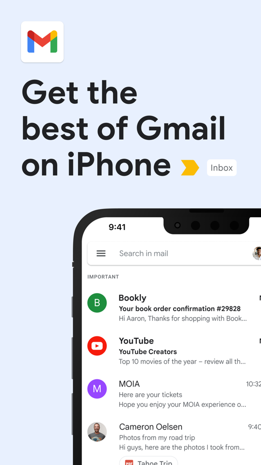 #1. Gmail - Email by Google (iOS) Podle: Google