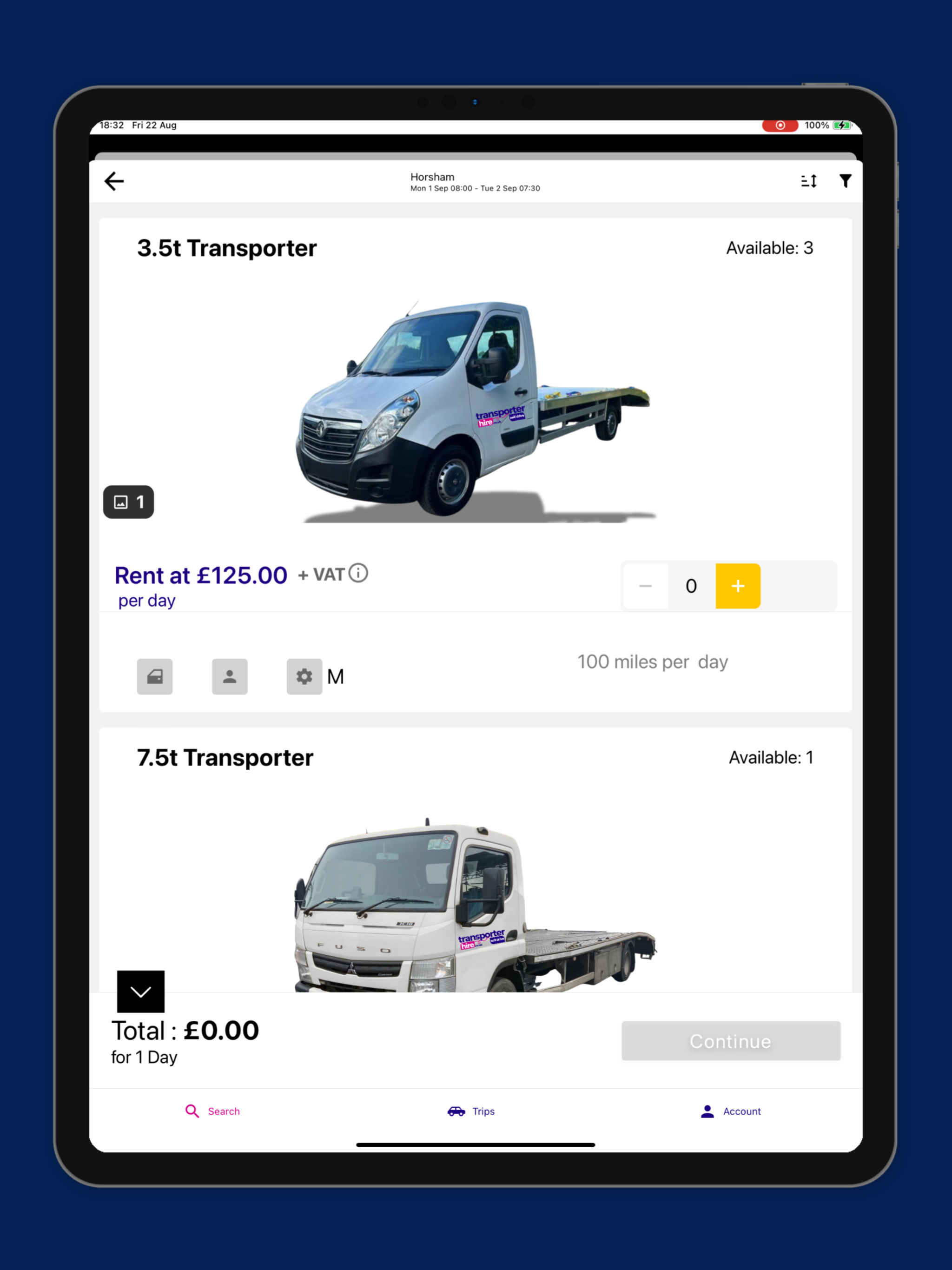 Transporter Hire screenshot 18