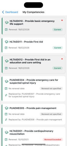 Training Desk iPhone screenshot 8