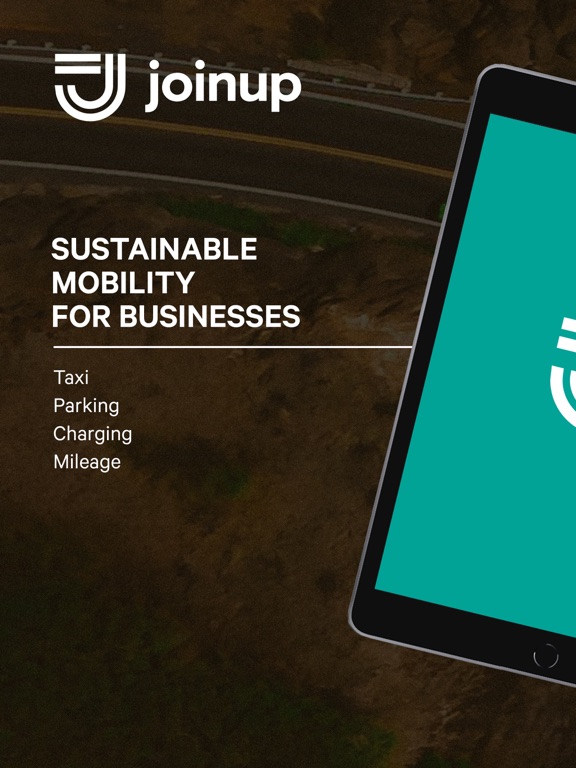 Joinup: Taxi, parking, km... iPad screenshot 1 - Travel app