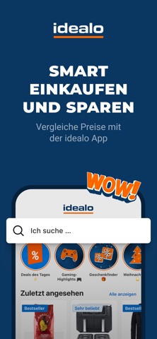 idealo: Preisvergleich Online iPhone screenshot 1