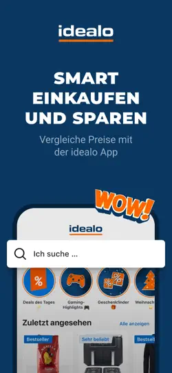 Screenshot von Idealo: Preisvergleich Online auf dem iPhone 1