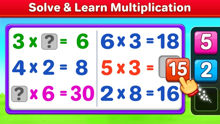 Multiplication Math For Kids