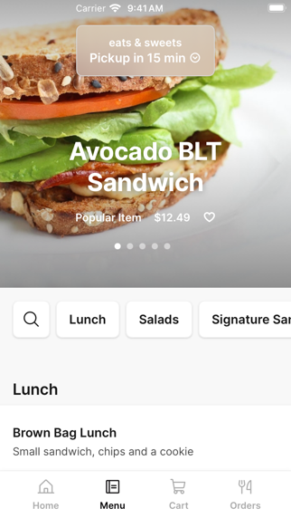 App screenshot