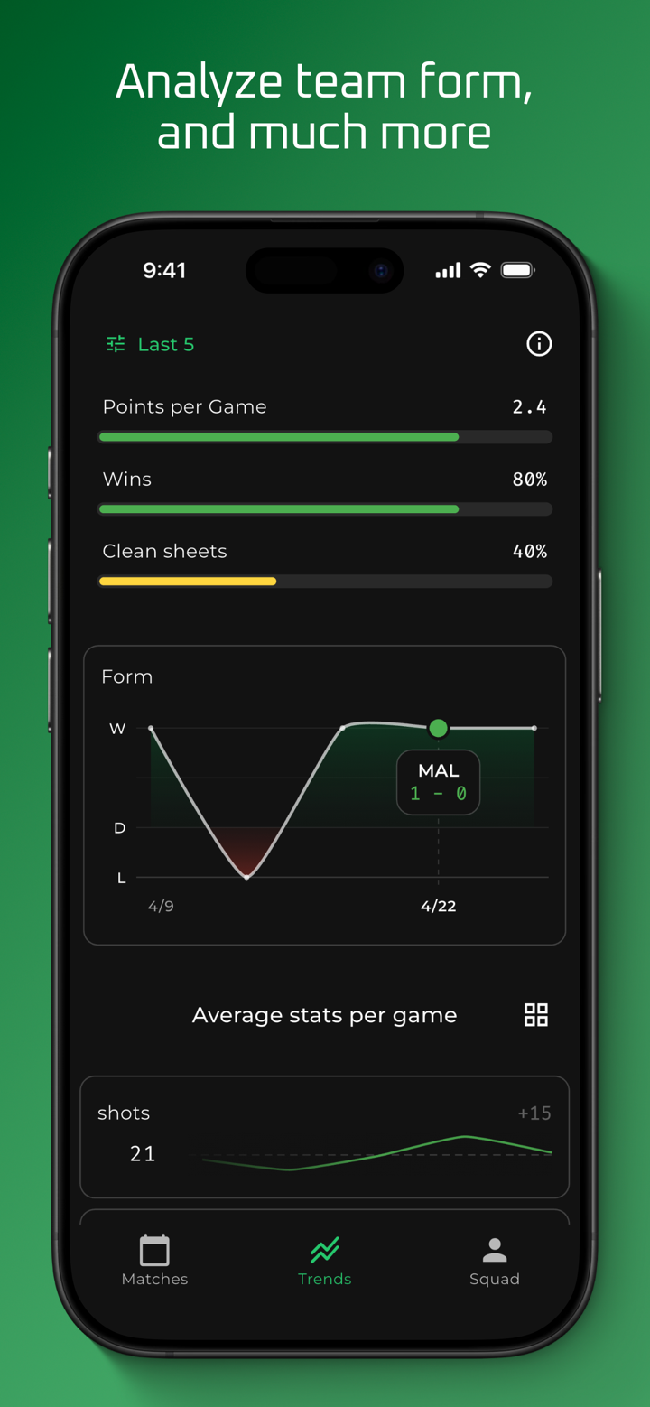 Statpad: Track your Football screenshot 4