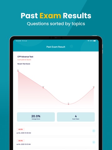 CFP Practice Test Pro iPad screenshot