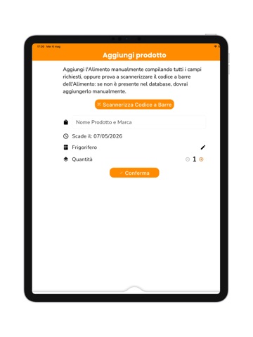 Dispensa Intelligente iPad screenshot