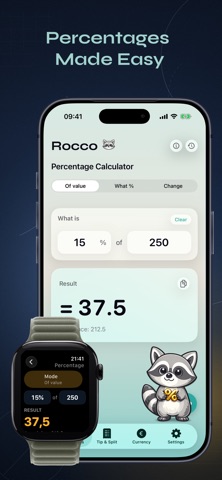 Rocco: Percentage Calculator screenshot