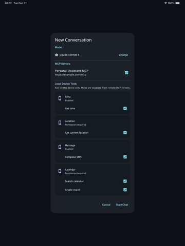 App screenshot