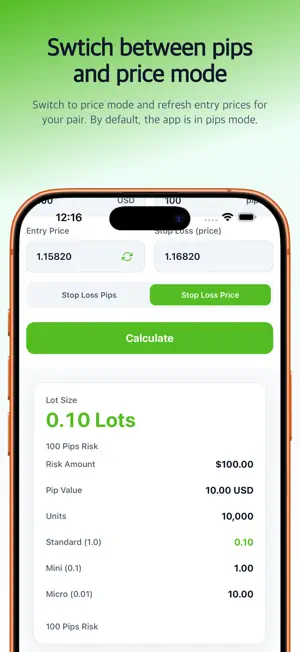 Babypips Lot Size Calculator screenshot 4