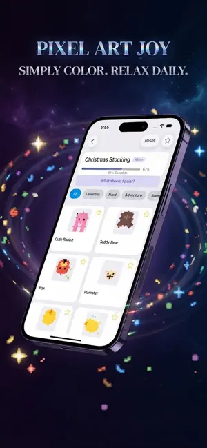 Pixel Coloring by Numbers screenshot 1