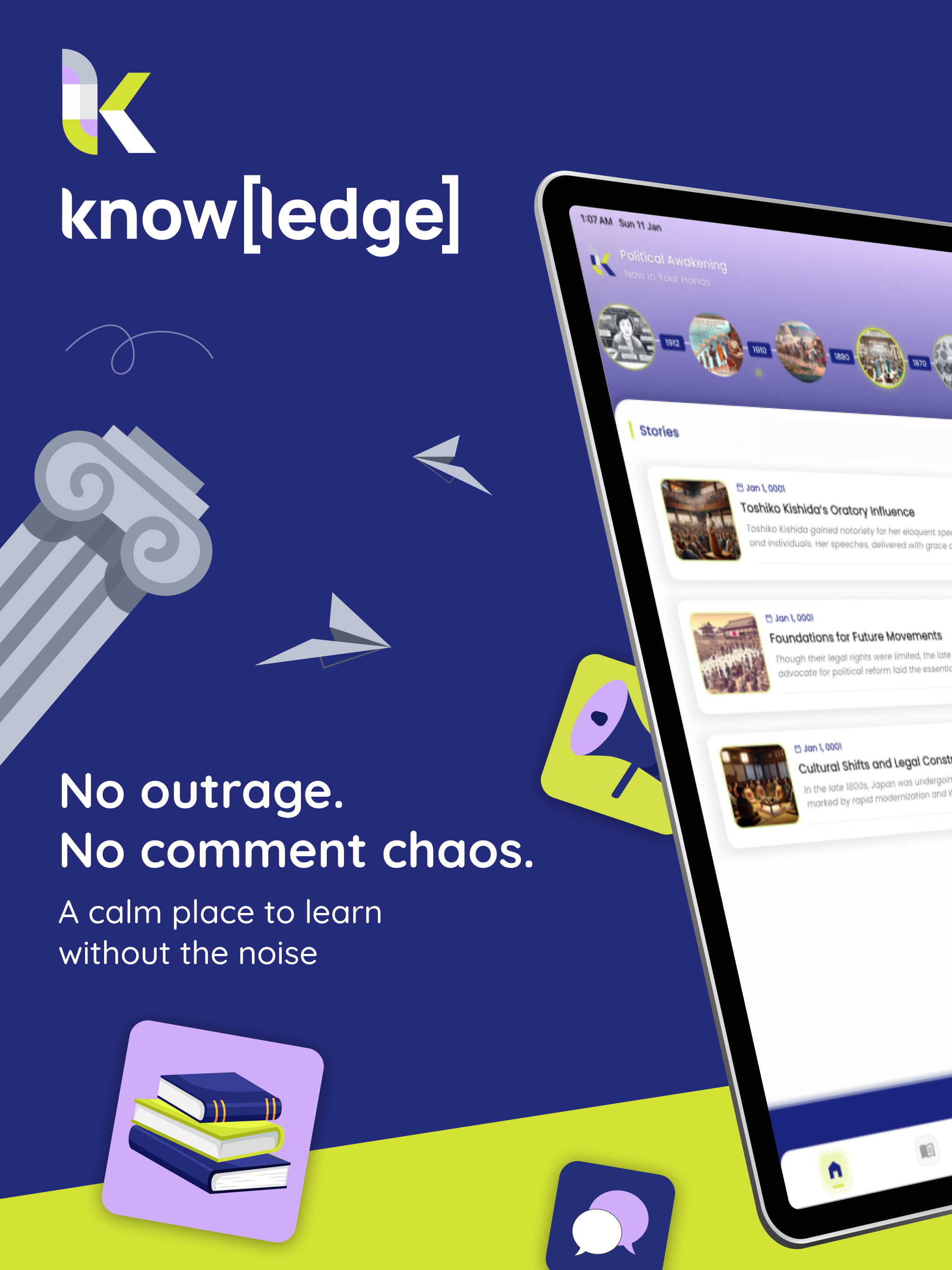 Knowledge: Untold History App