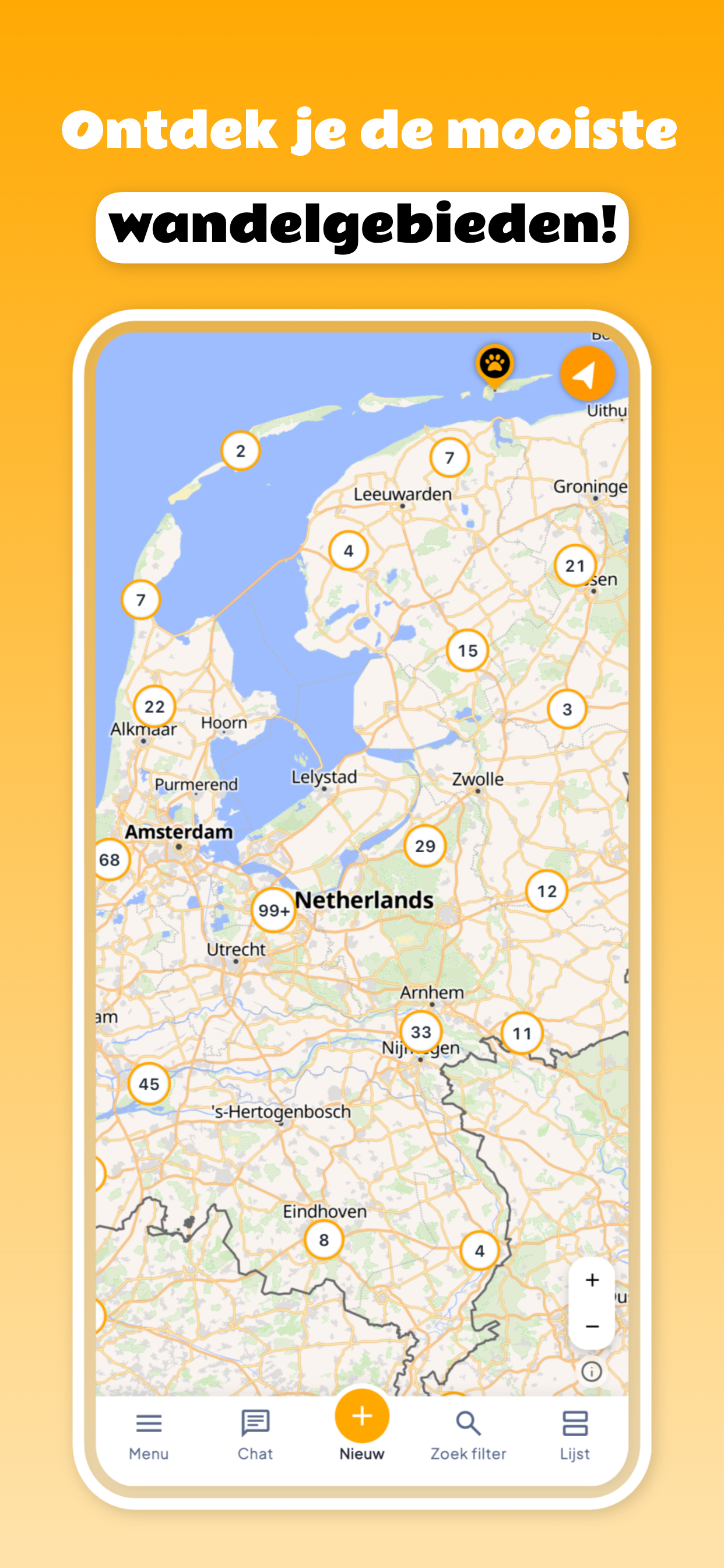 Viervoet – Honden & Wandel App