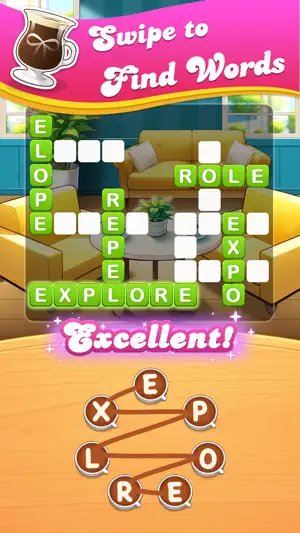 WordCoffee: Relaxing Crossword screenshot 3