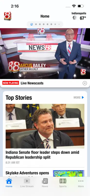 WISH-TV Indianapolis screenshot 1 of 6