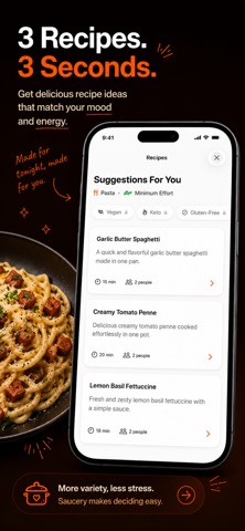 Saucery: What to Cook Tonight Screenshot 2 of 5