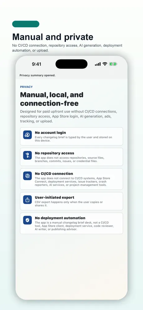 Changelog Brief Desk‑App screenshot 5