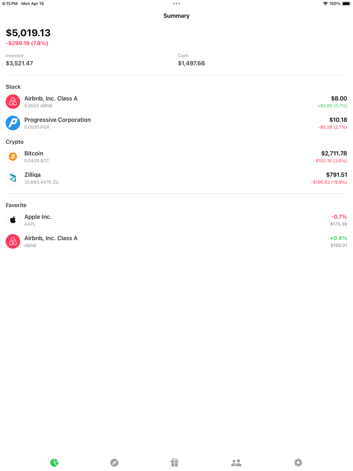 Vestin - Investment Simulator