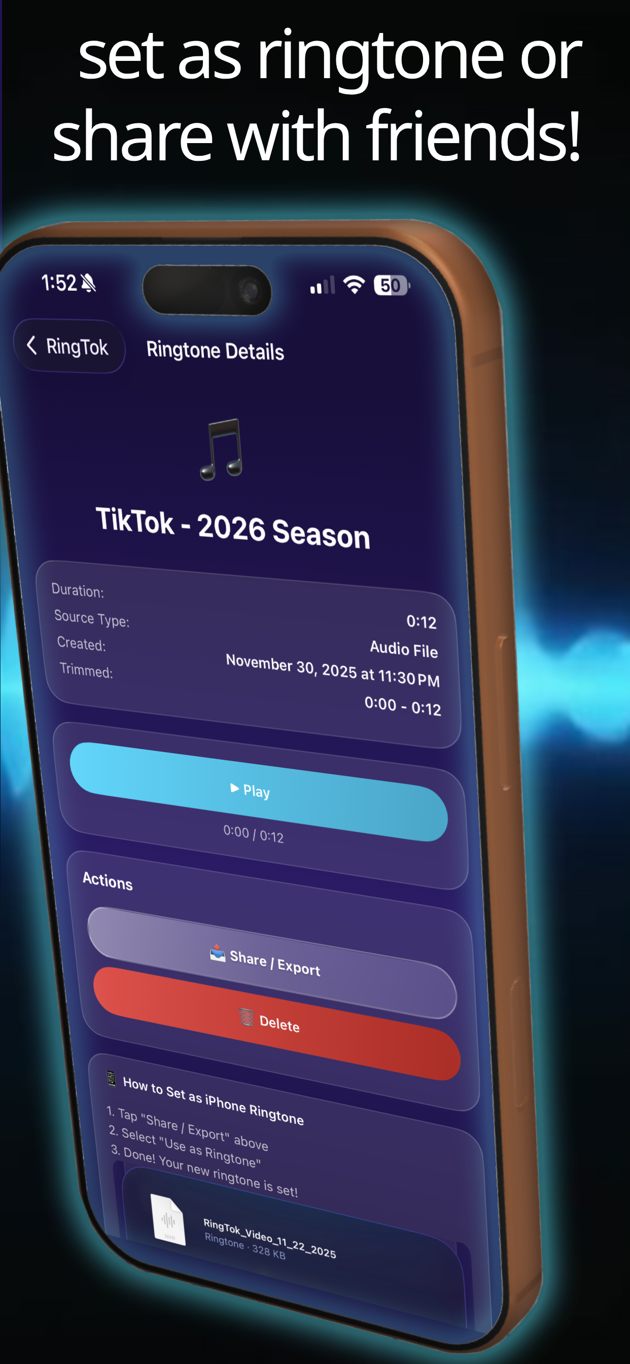 RingTok - Ringtone Maker