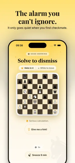 MateWake: Chess Alarm Clock screenshot 1