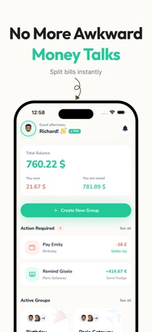 Splitra: Split Group Expenses screenshot