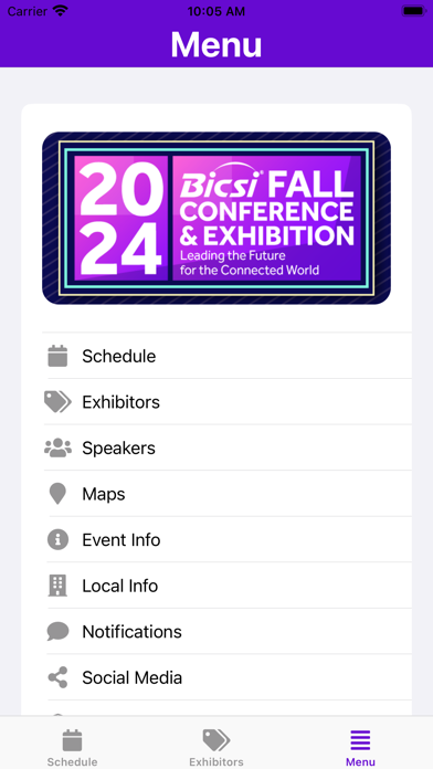 2024 BICSI Fall Conference Screenshot