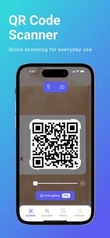QR & Barcode: Fast Reader Pro iPhone screenshot